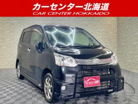 ムーヴ　カスタムXリミテッド 4WD 5年保証 スマキー ナビ Bカメ 寒冷地 修復歴無