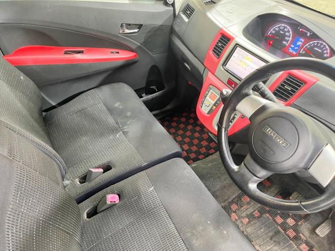ムーヴカスタムXリミテッド 4WD 5年保証 スマキー ナビ Bカメ 寒冷地 修復歴無