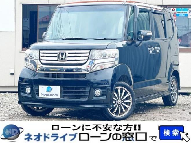 N-BOX660カスタムGターボパッケージ 4WD　ローンが不安な方＜優遇ローン＞1年保証　本州仕入　両側Pスラ　純正ナビ