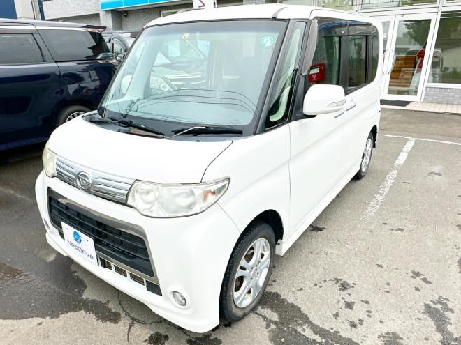 タントカスタムX 4WD　ローンが不安な方＜優遇ローン＞　本州仕入　寒冷地　純正ナビ　片側PWスラ