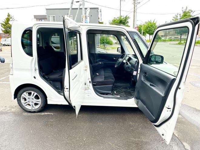 タントカスタムX 4WD　ローンが不安な方＜優遇ローン＞　本州仕入　寒冷地　純正ナビ　片側PWスラ