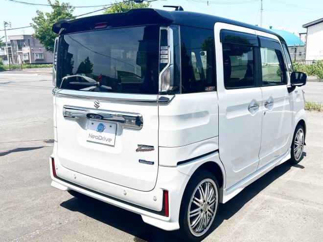 スペーシアカスタム ハイブリッドXSターボ 4WD　ローンが不安な方＜優遇ローン＞　ワンオーナー　メモリーナビ　両側パワスラ