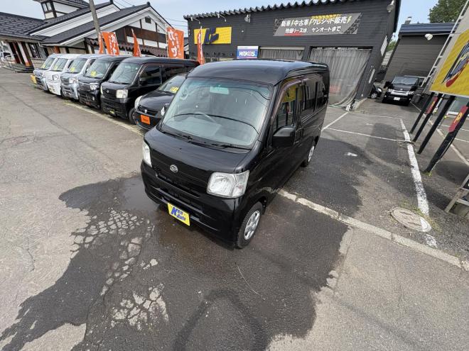 ハイゼットHIJET CARGO 4WD CRUSE TURBO ヒ゛シ゛ネスPK　一家に一台軽箱　turbo 寒冷地仕様 リアヒーター　ナビ　etc バイザー 4WD 660 5Dr