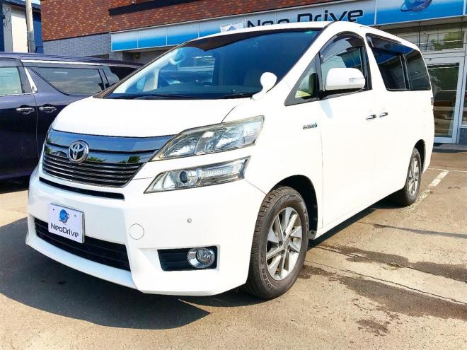 ヴェルファイアハイブリッド2.4X 4WD　ローンが不安な方＜優遇ローン＞　本州仕入　純正ナビ　後席モニター　ETC