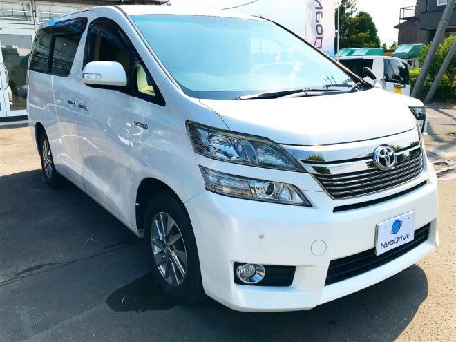 ヴェルファイアハイブリッド2.4X 4WD　ローンが不安な方＜優遇ローン＞　本州仕入　純正ナビ　後席モニター　ETC