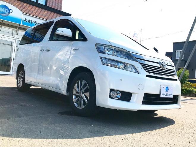 ヴェルファイアハイブリッド2.4X 4WD　ローンが不安な方＜優遇ローン＞　本州仕入　純正ナビ　後席モニター　ETC