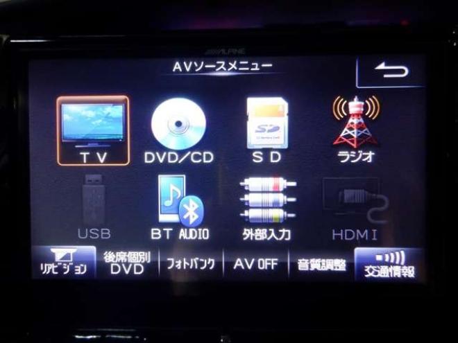 エスティマ2.4 アエラス 4WD　本州仕入・ナビ・TV・B/T・Bカメ・両側電動 2400