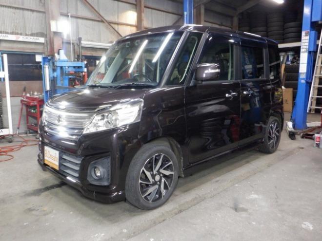 スペーシアカスタム XSターボ デュアルカメラブレーキサポート装着車 4WD　本州仕入・ナビ・TV・B/T・両側電動 660