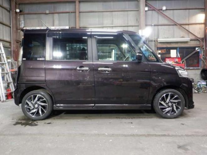 スペーシアカスタム XSターボ デュアルカメラブレーキサポート装着車 4WD　本州仕入・ナビ・TV・B/T・両側電動 660