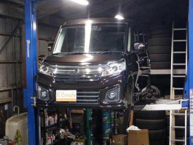 スペーシアカスタム XSターボ デュアルカメラブレーキサポート装着車 4WD　本州仕入・ナビ・TV・B/T・両側電動 660