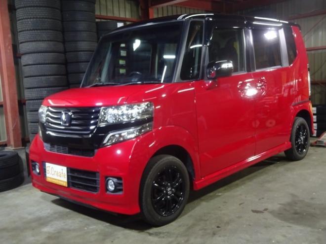 N-BOXカスタムG SSパッケージ 2トーンカラースタイル 4WD　本州仕入・ナビ・TV・Bカメラ・両側電動 660