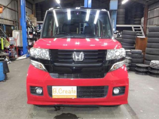 N-BOXカスタムG SSパッケージ 2トーンカラースタイル 4WD　本州仕入・ナビ・TV・Bカメラ・両側電動 660