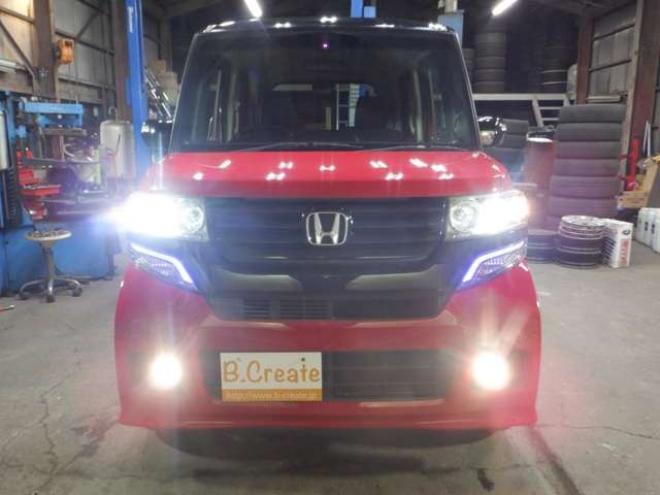 N-BOXカスタムG SSパッケージ 2トーンカラースタイル 4WD　本州仕入・ナビ・TV・Bカメラ・両側電動 660