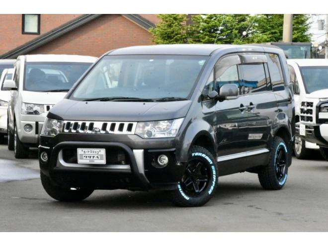 デリカＤ：５　Ｄパワーパッケージ　４ＷＤ　本州仕入　アルパインナビ／フリップダウンモニター　新品タイヤ／ホイール　新品フロントガード　車検２年付