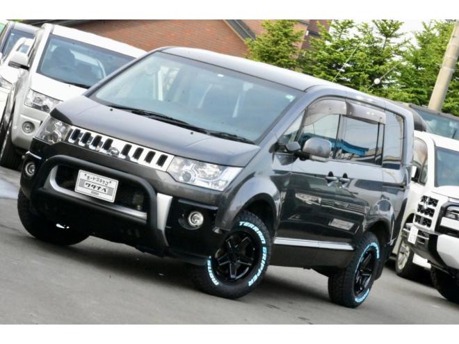 デリカＤ：５　Ｄパワーパッケージ　４ＷＤ　本州仕入　アルパインナビ／フリップダウンモニター　新品タイヤ／ホイール　新品フロントガード　車検２年付