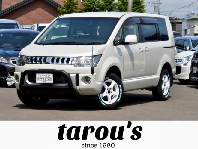 デリカＤ：５　Ｄパワーパッケージ　本州仕入　４ＷＤ　車検２年付　アルパイン９型ナビ　後席モニター　新品フロントガード　新品アルミ／タイヤ　両側パワースライドドア　オルタネータ交換済