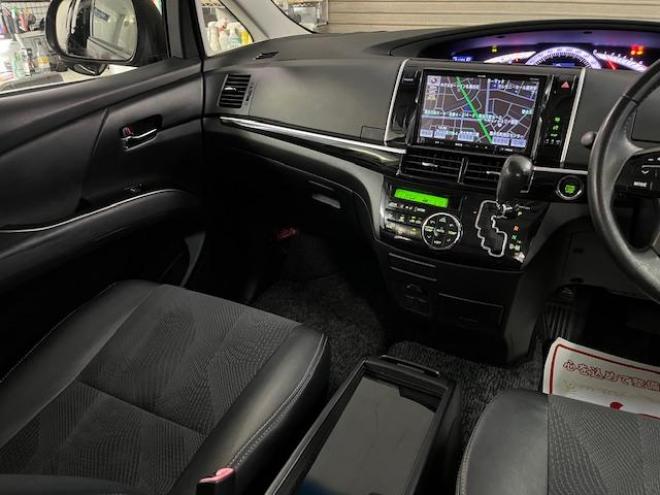 エスティマアエラスプレミアムエディション　本州仕入　後期型　禁煙車　ＷＡＫＯＳバリアスコーティング済　純正ブラポリ１８インチＡＷ　社外１７ＡＷ＋スタッドレスタイヤ付　両側パワースライドドア　イクリプスナビ（フルセグ地デジ　ＤＶＤ再生　Ｂｌｕｅｔｏｏｔｈ）＋バックカメラ　純正ブラックハーフレザーシート　ＰＵＳＨスタート　スマートキー　クルーズコントロール　運転席パワーシート　タイミングチェーン車　ビルトインＥＴＣ　ＨＩＤ ヘッドライト 4WD 2400 5Dr