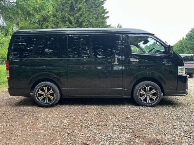 ハイエース2.7 GL ロング ファインテックツアラー 4WD　ワンオーナー/ETC/社外ナビ/Bカメラ/10人乗 2700