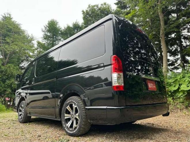ハイエース2.7 GL ロング ファインテックツアラー 4WD　ワンオーナー/ETC/社外ナビ/Bカメラ/10人乗 2700