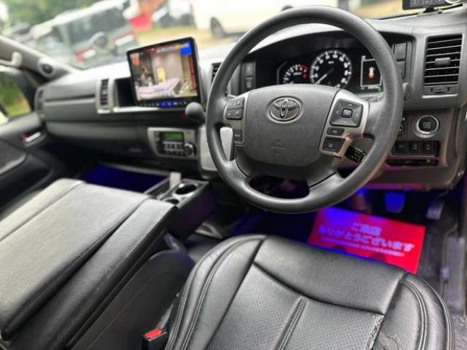 ハイエース2.7 GL ロング ファインテックツアラー 4WD　ワンオーナー/ETC/社外ナビ/Bカメラ/10人乗 2700