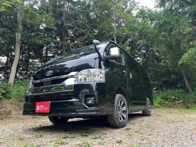 ハイエース2.7 GL ロング ファインテックツアラー 4WD　ワンオーナー/ETC/社外ナビ/Bカメラ/10人乗 2700