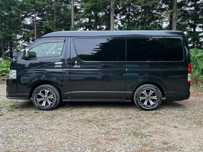 ハイエース2.7 GL ロング ファインテックツアラー 4WD　ワンオーナー/ETC/社外ナビ/Bカメラ/10人乗 2700