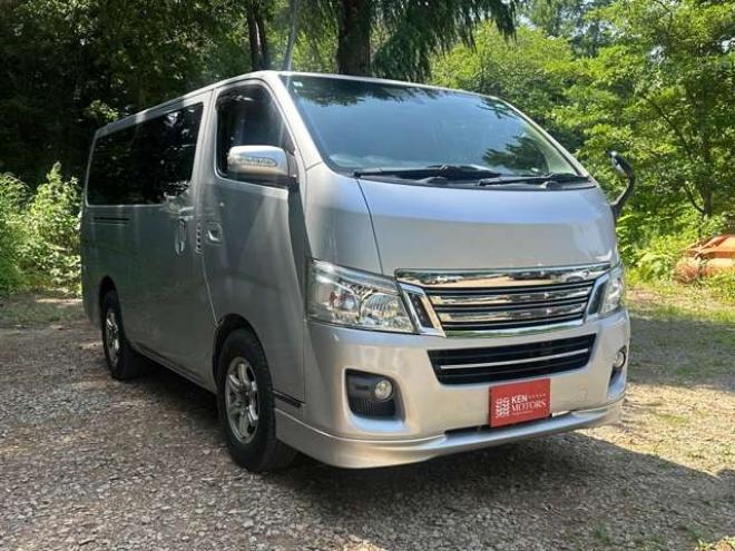 キャラバンNV350 2.5 ライダー プレミアムGX ロングボディ ディーゼルターボ 4WD　社外ナビ/Bカメラ/ETC/リアヒーター 2500