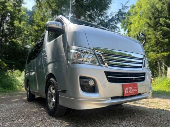 キャラバンNV350 2.5 ライダー プレミアムGX ロングボディ ディーゼルターボ 4WD　社外ナビ/Bカメラ/ETC/リアヒーター 2500