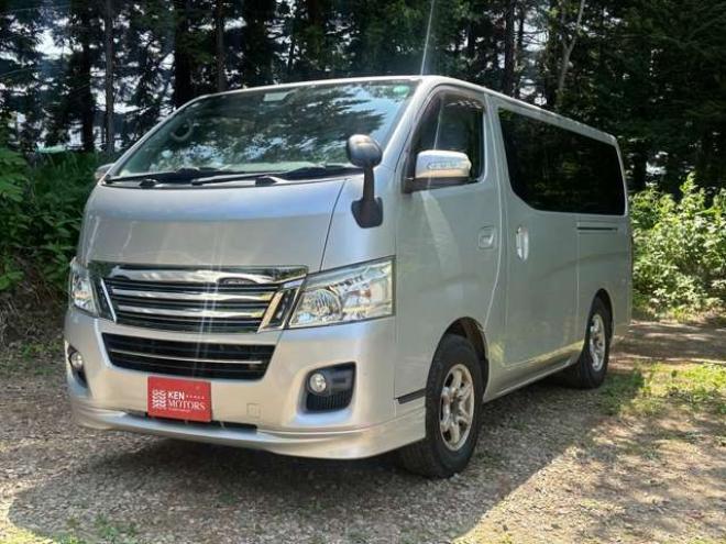 キャラバンNV350 2.5 ライダー プレミアムGX ロングボディ ディーゼルターボ 4WD　社外ナビ/Bカメラ/ETC/リアヒーター 2500