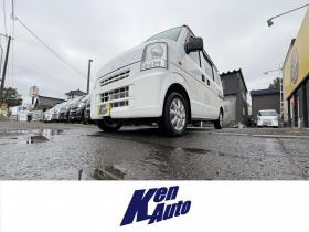 エブリィ　EVEREY VAN 4WD JION HIGH ROOF本州仕入　寒冷地仕様　リアヒーター　ミラーヒーター　切替4WD　　キーレス　地デジナビ　Bluetooth　バイザー　スタットレス　エンシ゛ンオイル交換　オートマオイル交換 4WD 660 5Dr