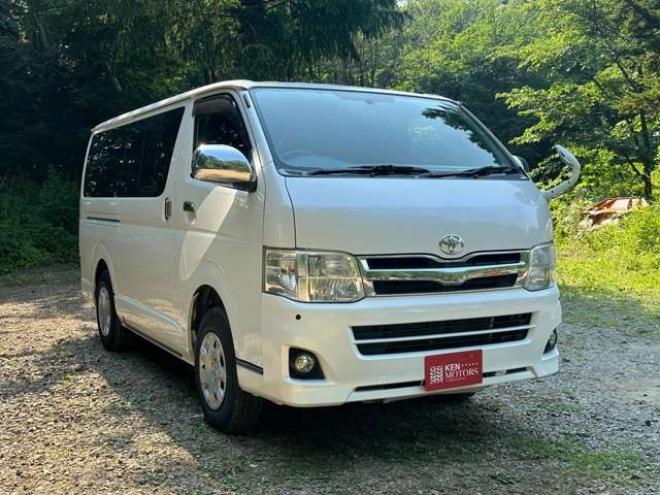 レジアスエース3.0 スーパーGL プライムセレクション ロングボディ ディーゼルターボ 4WD　記録簿/社外アルミ/ETC/手作りベッドキット 3000