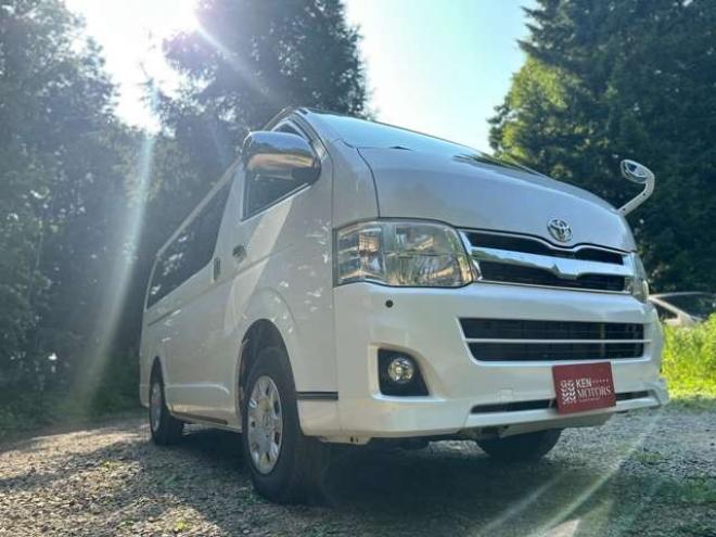 レジアスエース3.0 スーパーGL プライムセレクション ロングボディ ディーゼルターボ 4WD　記録簿/社外アルミ/ETC/手作りベッドキット 3000