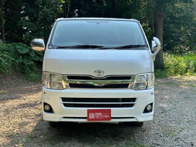 レジアスエース3.0 スーパーGL プライムセレクション ロングボディ ディーゼルターボ 4WD　記録簿/社外アルミ/ETC/手作りベッドキット 3000