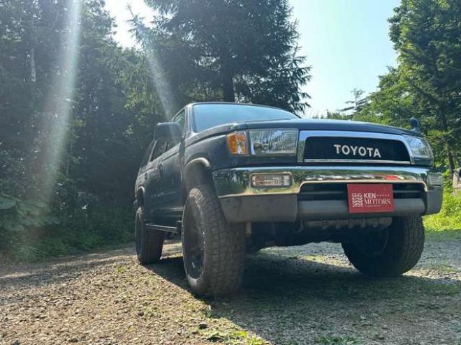ハイラックスサーフ2.7 SSR-V ワイドボディ 4WD　社外ハンドル/ドラレコ/全塗装済/リフトUP 2700