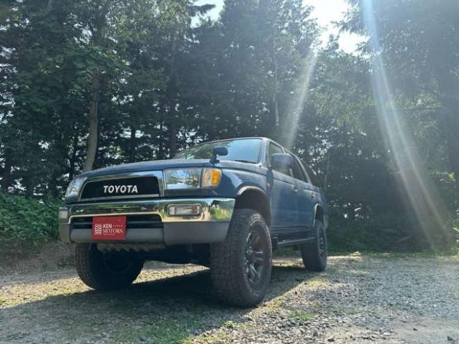 ハイラックスサーフ2.7 SSR-V ワイドボディ 4WD　社外ハンドル/ドラレコ/全塗装済/リフトUP 2700