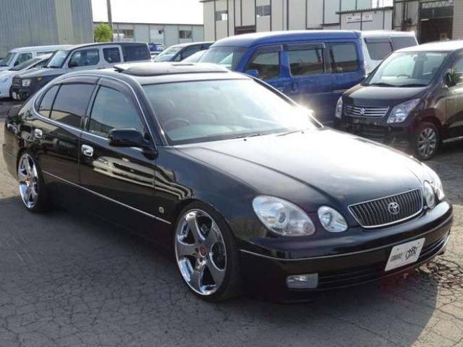 アリスト3.0 S300ウォールナットパッケージ　WORK19インチ・サンルーフ・革シート 2WD 3000