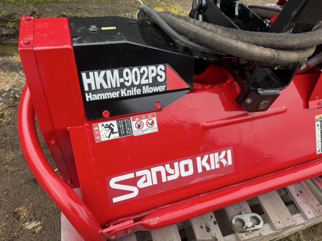 アタッチメント三陽機器 ハンマーナイフモア ユンボ用草刈機 HKM-902PS-DX