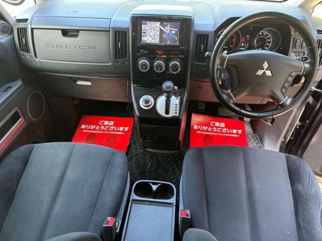 デリカD：5 2.2 D パワーパッケージ ディーゼルターボ 4WD　ワンオーナー/記録簿/社外ナビ/Bカメラ/ETC 2300