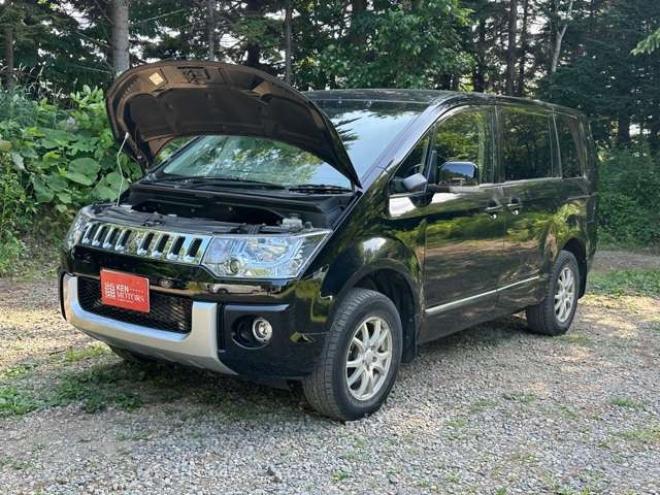 デリカD：5 2.2 D パワーパッケージ ディーゼルターボ 4WD　ワンオーナー/記録簿/社外ナビ/Bカメラ/ETC 2300