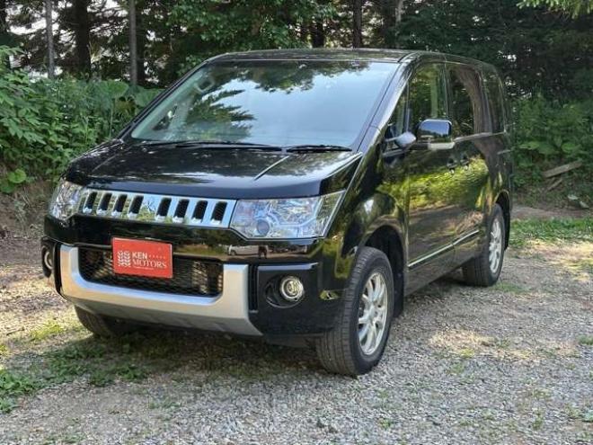 デリカD：5 2.2 D パワーパッケージ ディーゼルターボ 4WD　ワンオーナー/記録簿/社外ナビ/Bカメラ/ETC 2300
