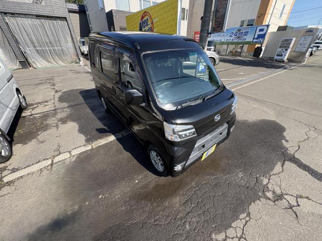 ハイゼットHIJET CARGO 4WD CRUSE TURBO sa3寒冷地仕様　リアヒーター　TURBO　スマアシ　VSC LEDヘッド　LEDフォグ　アイドリングストップ　Bluetoothフルセグナビ　電動格納　切替4WD　　エンジンオイル交換 4WD 660 ５Dr