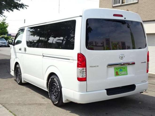ハイエースバン2.7 スーパーGL ダークプライム ワイド ミドルルーフ ロングボディ 4WD　本州車 玄武1.5ダウン 外シャックル 2700