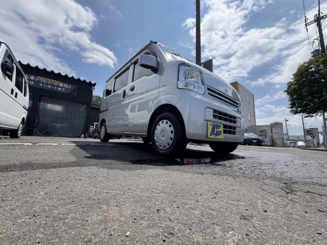 エブリィEVERY VAN 4WD JION TURBO寒冷地仕様　本州仕入　TURBO ブレーキアシスト　VSC Bluetoothフルセグナビ　バイザー　電動格納ミラー　リアヒーター　エンジンオイル交換　ATF交換　取説・保証書・記録簿2枚 4WD 660 5Dr