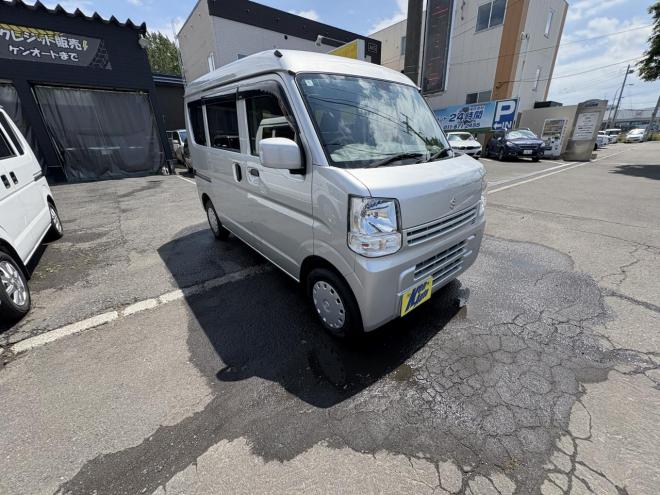 エブリィEVERY VAN 4WD JION TURBO寒冷地仕様　本州仕入　TURBO ブレーキアシスト　VSC Bluetoothフルセグナビ　バイザー　電動格納ミラー　リアヒーター　エンジンオイル交換　ATF交換　取説・保証書・記録簿2枚 4WD 660 5Dr