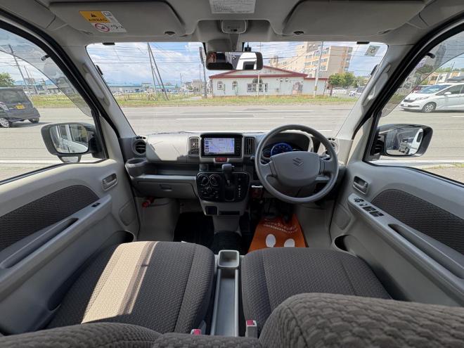 エブリィEVERY VAN 4WD JION TURBO寒冷地仕様　本州仕入　TURBO ブレーキアシスト　VSC Bluetoothフルセグナビ　バイザー　電動格納ミラー　リアヒーター　エンジンオイル交換　ATF交換　取説・保証書・記録簿2枚 4WD 660 5Dr
