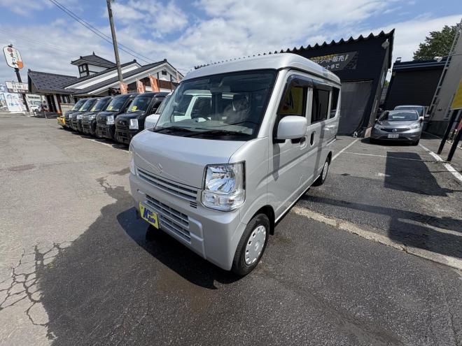 エブリィEVERY VAN 4WD JION TURBO寒冷地仕様　本州仕入　TURBO ブレーキアシスト　VSC Bluetoothフルセグナビ　バイザー　電動格納ミラー　リアヒーター　エンジンオイル交換　ATF交換　取説・保証書・記録簿2枚 4WD 660 5Dr