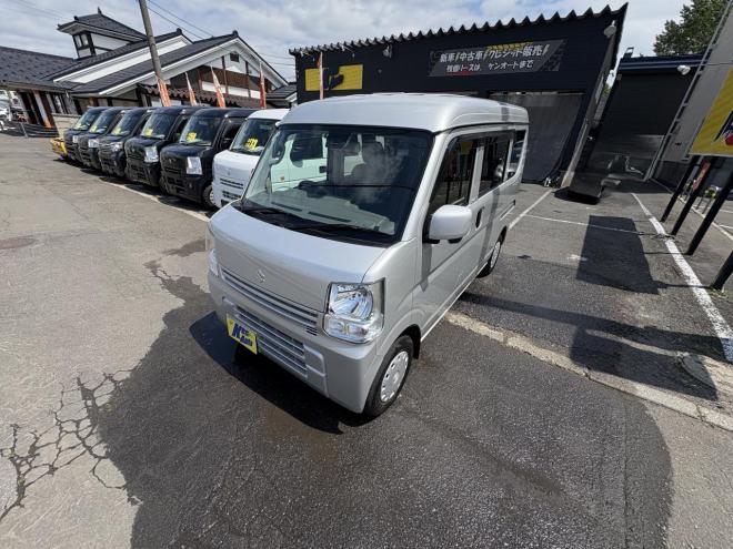 エブリィEVERY VAN 4WD JION TURBO寒冷地仕様　本州仕入　TURBO ブレーキアシスト　VSC Bluetoothフルセグナビ　バイザー　電動格納ミラー　リアヒーター　エンジンオイル交換　ATF交換　取説・保証書・記録簿2枚 4WD 660 5Dr