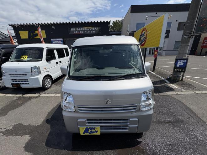 エブリィEVERY VAN 4WD JION TURBO寒冷地仕様　本州仕入　TURBO ブレーキアシスト　VSC Bluetoothフルセグナビ　バイザー　電動格納ミラー　リアヒーター　エンジンオイル交換　ATF交換　取説・保証書・記録簿2枚 4WD 660 5Dr