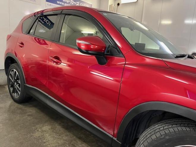 CX-5ＸＤ　Ｌパッケージ　本州仕入　ワンオーナー　禁煙車　ＷＡＫＯＳバリアスコーティング済　スカイアクティブディーゼルターボ　純正１９インチＡＷ　社外ＡＷ＋スタッドレスタイヤ付　純正ナビ（Ｂｌｕｅｔｏｏｔｈ）＋バックカメラ＆サイドカメラ　ＢＯＳＥサウンド　純正ブラックレザーシート　レーダークルーズコントロール　ブラインドスポット　車線逸脱警報　ＬＥＤヘッドライト　両席シートヒーター　アドバンスキー　横滑り防止装置　ＥＴＣ 4WD 2200 5Dr