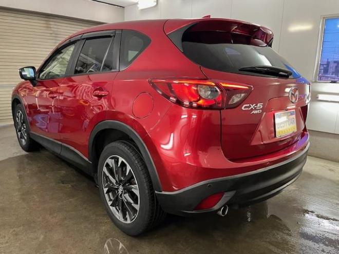 CX-5ＸＤ　Ｌパッケージ　本州仕入　ワンオーナー　禁煙車　ＷＡＫＯＳバリアスコーティング済　スカイアクティブディーゼルターボ　純正１９インチＡＷ　社外ＡＷ＋スタッドレスタイヤ付　純正ナビ（Ｂｌｕｅｔｏｏｔｈ）＋バックカメラ＆サイドカメラ　ＢＯＳＥサウンド　純正ブラックレザーシート　レーダークルーズコントロール　ブラインドスポット　車線逸脱警報　ＬＥＤヘッドライト　両席シートヒーター　アドバンスキー　横滑り防止装置　ＥＴＣ 4WD 2200 5Dr